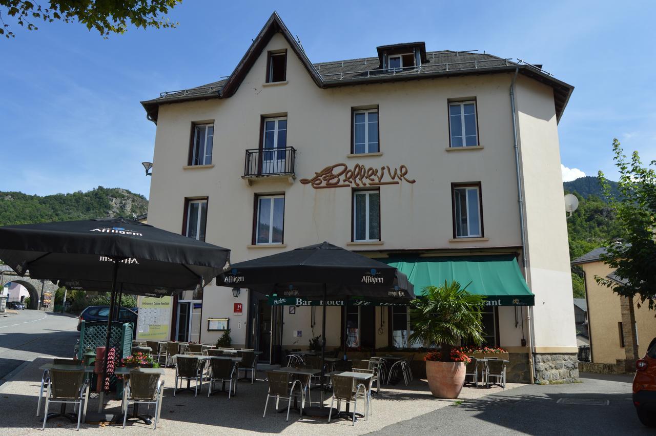 Hotel Restaurant Le Bellevue アクス・レ・テルム エクステリア 写真